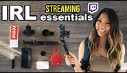 IRL Stream Set-up and Equipment for Twitch Streaming