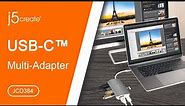 j5create® USB Type-C™ Multi Adapter JCD384
