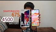 Samsung Galaxy A70 unboxing and first impression, Snapdragon 675 powered, Super-Fast Charging
