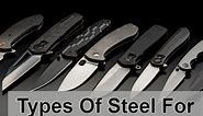 Pocket Knives Blade Steel: The Best One & How To Choose