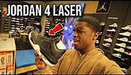 Air Jordan 4 Black Laser Pickup Vlog!!!