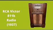 RCA Victor 1937 811k Floor radio