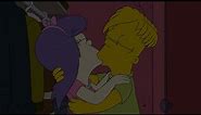 Bart Simpson Kisses Sherri Mackleberry - The Simpsons