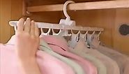 Collapsible Space Saving Clothes Hangers, Wrinke Free Closet Organizer and Storage (2 Pack)