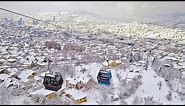 Stari grad Sarajevo iz zraka zimi - Dron.ba za N1