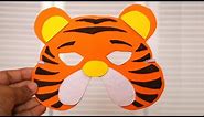 DIY Mask | How to make Tiger Mask for kids | DIY Birthday Gifts | Little Crafties