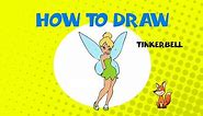 How to draw Tinkerbell - Learn to Draw - ART LESSONS