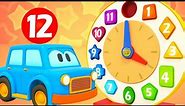 Car cartoon for kids & full episodes cartoon compilation - Learn numbers with street vehicles.