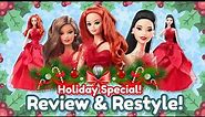 Holiday Barbie 2022 🎄⭐❤️ Review & Restyle! ✨ Christmas Special