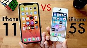 iPhone 11 Vs iPhone 5S! (Comparison) (Review)