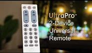 69882: GE UltraPro 2-Device Universal Remote - Overview