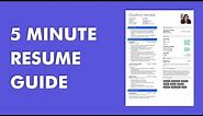 How to Write a Professional Resume in 2024 [A Step-by-step Guide with Successful Resume Examples]