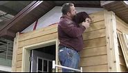 Cedar Siding Installation