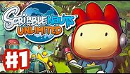 Scribblenauts Unlimited - Gameplay Walkthrough Part 1 - Funny Times in Capital City (PC, Wii U, 3DS)