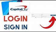 How to Login Capital One Account? Capital One Sign In to Manage Credit Card, Bank & Loan Account