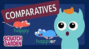Comparatives | Monsters Learn English | Scratch Garden