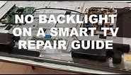 How to fix no backlight on a Samsung 40 inch smart tv (beginner level)
