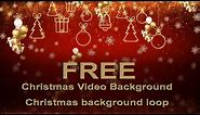 free Christmas background video | Christmas Video - Animated Background Loop | Christmas video clips