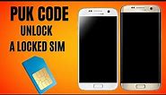 How to unlock a locked SIM card Locked with forgotten pin code