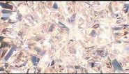 Transparent Gem Crystal Clear Structure Shines Abstract Sparkle Light 4K Moving Wallpaper Background