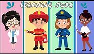 LEARNING about JOBS !🌟 VOCABULARY JOBS for KIDS!