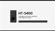 Sony HT-S400 Official Product Video