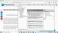 How to clear the Event Log in Windows 11/10