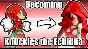 Making Knuckles the Echidna Cosplay - Cosplay Creation/ tutorial video