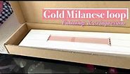 40mm GOLD Milanese band unboxing! Does it fit small wrists and Rose gold Apple Watch ⌚️??