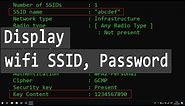 How to get WIFI SSID and Password in Windows 10 Laptop Computer using Command Prompt