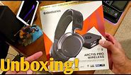 Steelseries Arctis Pro Wireless Gaming Headset : Unboxing and Set Up!