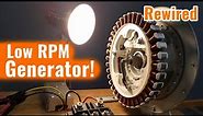 Low RPM Generator From A Washing Machine!