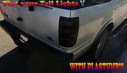 How To Properly Tint Your Tail Lights With Plastidip