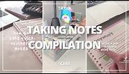 TAKE NOTES WITH ME | TIKTOK COMPILATION