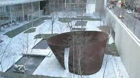 Installation of Richard Serra's sculptures at MoMA