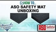Unboxing Unpackaging the ASO Safety Mat from AutomationDirect