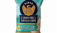 Siete Sea Salt Grain Free Tortilla Chips, 5 oz bags (1 PACK)