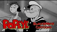 Popeye Black & White Cartoon Compilation Fleischer/Famous Studios