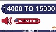 Numbers 14000 To 15000 In English Words