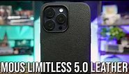 Mous Leather Limitless 5.0 Case for iPhone 14 Pro Max