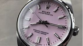 Rolex Oyster Perpetual 36 Candy Pink 126000 Rolex Watch Review