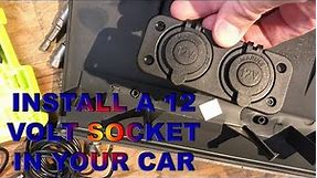 Installing 12v Sockets for 10$ in Your Car Is Easy