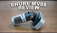 Shure MV88 iOS Condenser Mic Review / Test