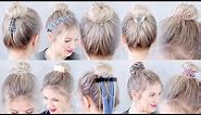 10 New Hairstyles Accessories For Buns and Top Knots | Milabu