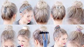 10 New Hairstyles Accessories For Buns and Top Knots | Milabu