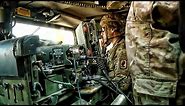 .50 Cal Mounted Humvee Crew In Action With Interior View