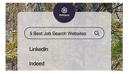 5 Best job search websites