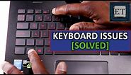 How to Fix Laptop Keyboard Not Working | Windows 11, 10, 8, 7