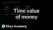 Time value of money | Interest and debt | Finance & Capital Markets | Khan Academy