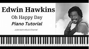 Oh Happy Day - Edwin Hawkins - Easy Gospel Piano Tutorial - Sheet Music + MIDI